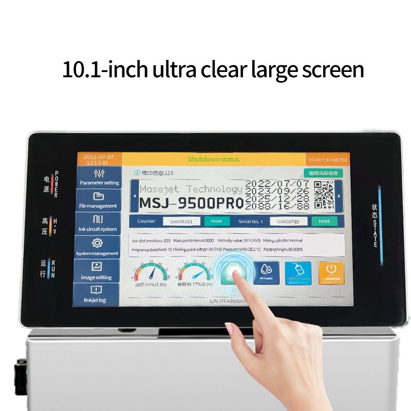 Fast Pump-Equipped Cij Inkjet Printer Technologically Advanced for Expiry Date Printing Small Character Printing for Home Use