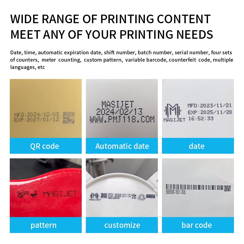 Fast Pump-Equipped Cij Inkjet Printer Technologically Advanced for Expiry Date Printing Small Character Printing for Home Use