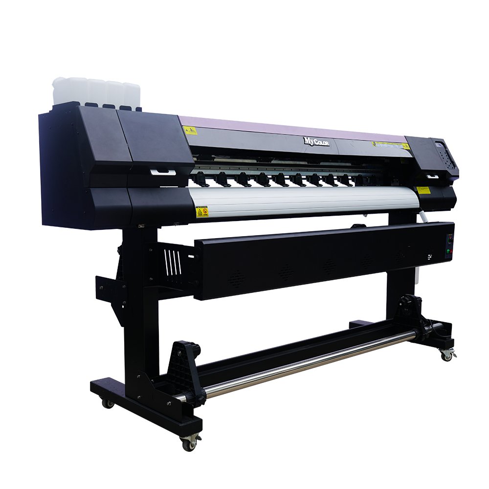 Single Head Eco Solvent Printer Signboard Inkjet Printer Wallpaper Canvas Printing Machine Photo Plotter 1.3m 1.6m 1.8m
