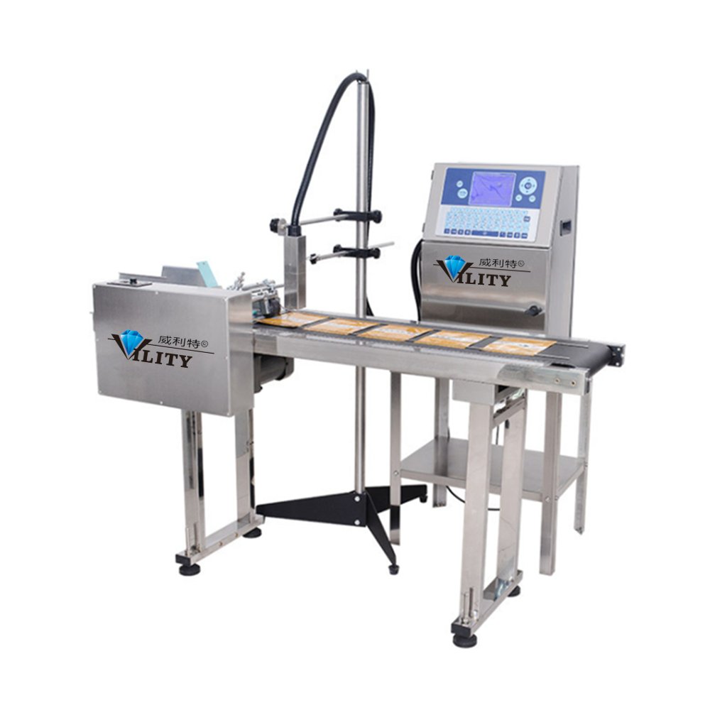 Low Price Automatic Expiry Date Inkjet Printers For Plastic Bottles/Food Bags/Cans For Sale