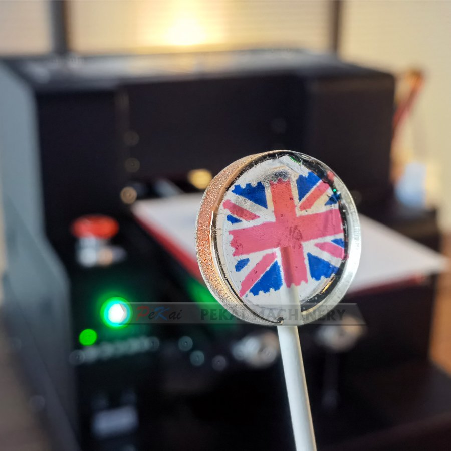 A3/A4 Size Inkjet Printer Edible Food Printer Cake Decorations Food Logo Printing Machine with Macaroon Holder