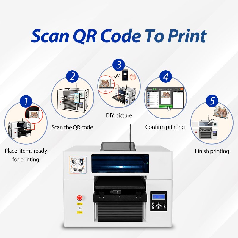 Epson High Quality Smart UV Printer For Mobile Printing Shop