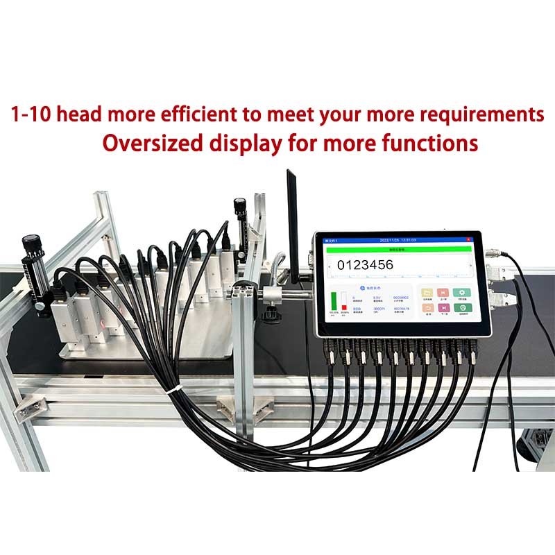 DOMAS Online Inkjet Printer Marking Expiry Date Bar Code Qr Code 25mm tij printer online inkjet printer