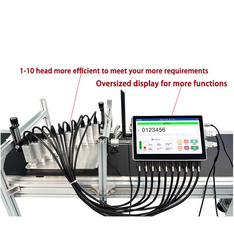 DOMAS Online Inkjet Printer Marking Expiry Date Bar Code Qr Code 25mm tij printer online inkjet printer