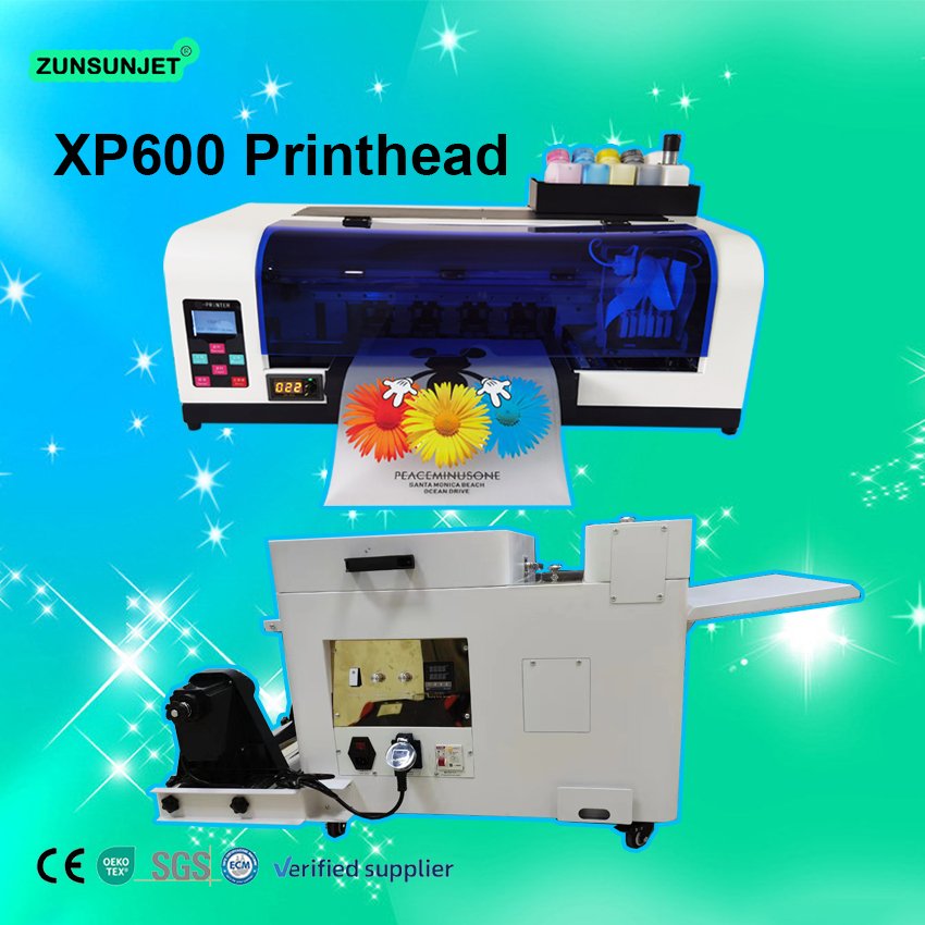 XP600 A3 A3+ 30CM 33cm desktop dtf pet film dryer powder direct to film Semi-automatic dtf a3 Multicolor digital Inkjet Printers