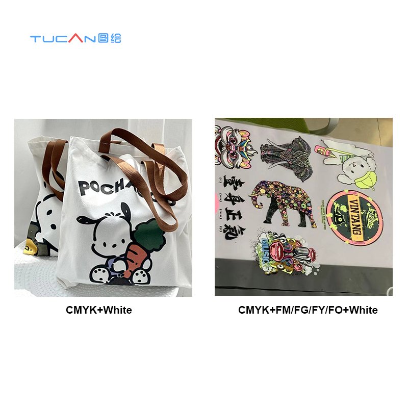 Plastic PET Film Heat Transfer Vinyl Digital Printer machine With Shaking Powder Machine uv 3d wall printer 4720/i3200 printhead