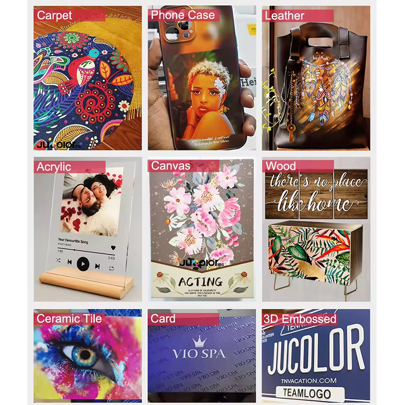 large format 1800DPI Flatbed Printer hot Sale Industrial UV digital big format inkjet printer