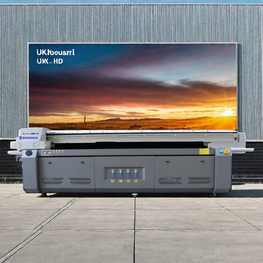 large format 1800DPI Flatbed Printer hot Sale Industrial UV digital big format inkjet printer