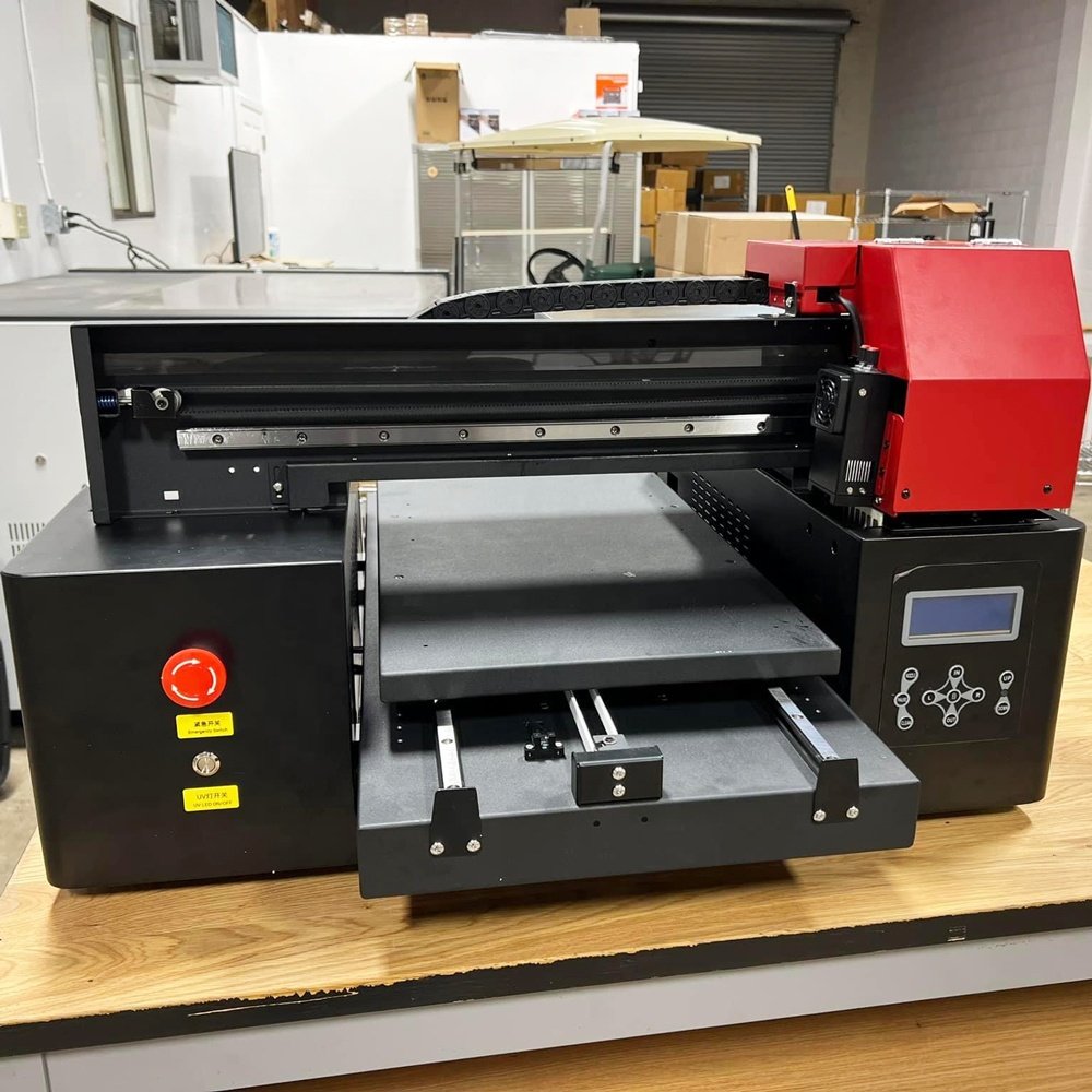 Refinecolor A3 Durable UV Printer for PVC Glass Phone Cases Leather Wood Ceramic & Metal-Multi-Material Label Inkjet Printer