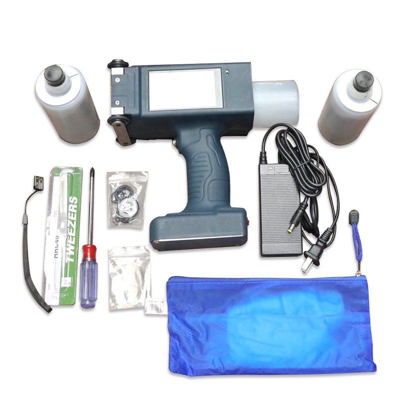 Meenjet Large Font Hand Jet Inkjet Coder 60mm Height Portable Handheld Inkjet Coding Date Printer
