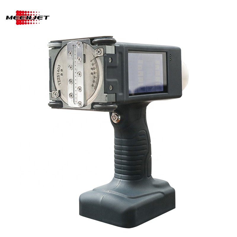 Meenjet Large Font Hand Jet Inkjet Coder 60mm Height Portable Handheld Inkjet Coding Date Printer
