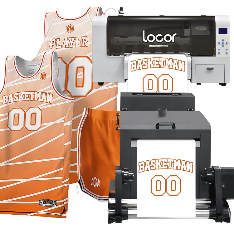 Locor fabric printing machine A3 printer for t-shirt price