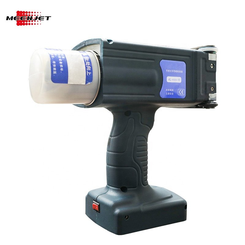 2019 Meenjet Large Format Portable Inkjet Coder Date Coding Machine Dot Matrix Inkjet Handheld Printer