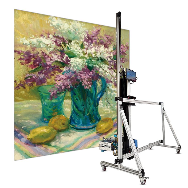 automatic vertical wall printer for 3d wall printing machine with Epsn DX7 generation printing nozzle inkjet printer