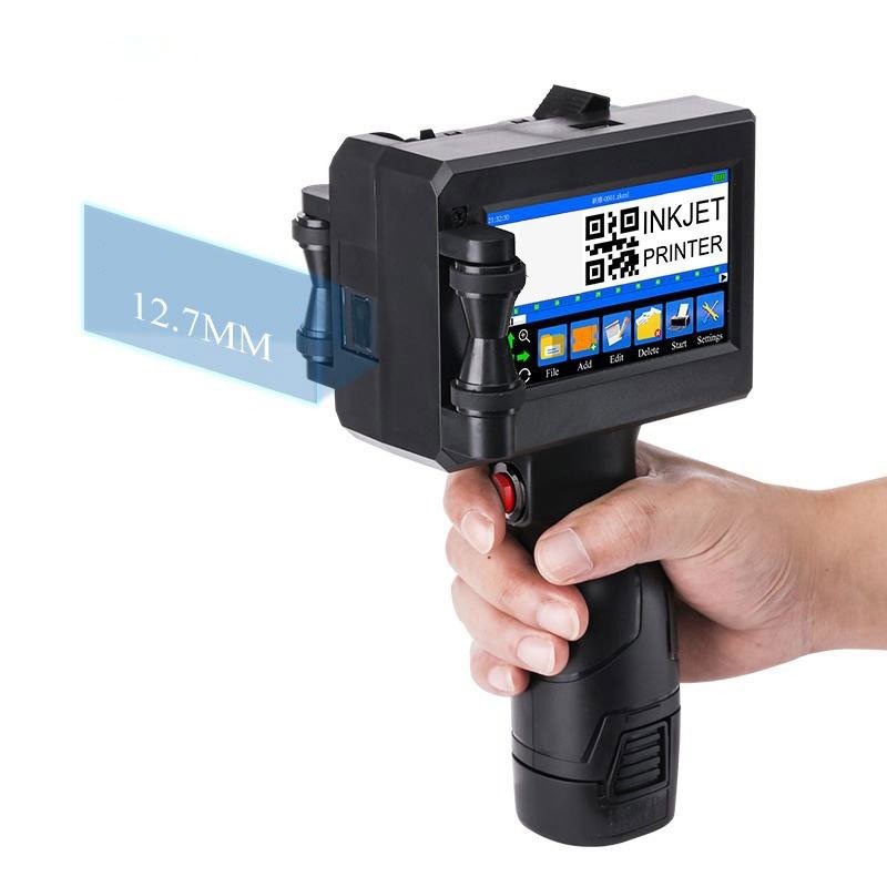 Multilingual Mini Printer Handheld Inkjet Printer Hand Held Portable Ink Jet Printer For Box Logo Batch Code Printing