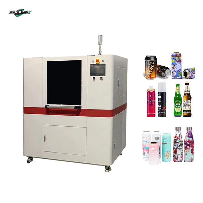3D Inkjet Printers Cylindrical Inkjet Printer For Getting Good Adhesive To Glassware Barware Spirit Bottles Cosmetic Bottle