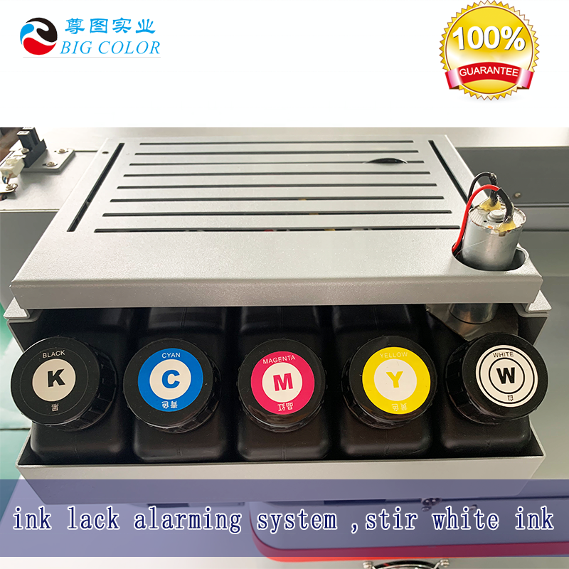 ZT4060 A2 UV led inkjet printer with 2pc TX800 print heads for rotary print bottles/label printers printing machine