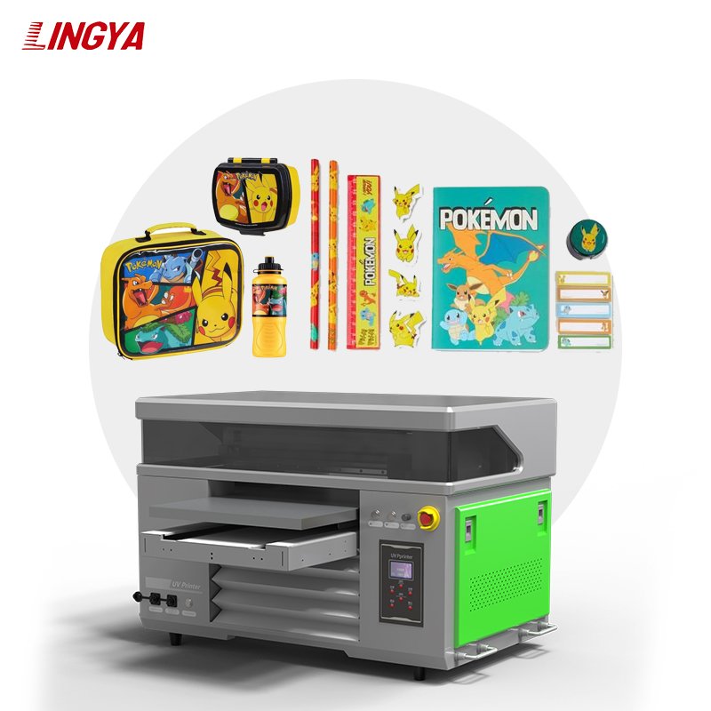 4060UV printer small UV flatbed printer UV DTF roll to roll relief wood texture imitation marble pattern printing inkjet printer