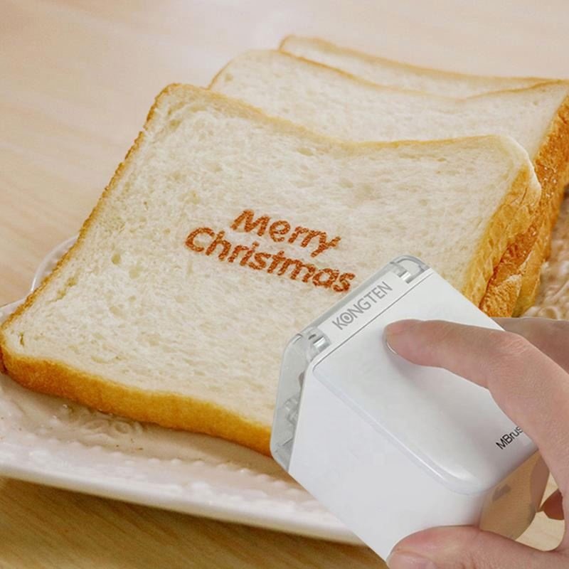 Mbrush Food Printer Pen Cake Macarrons Coffee Beer Signature Digital Handheld Inkjet WIFI Connection 3D
