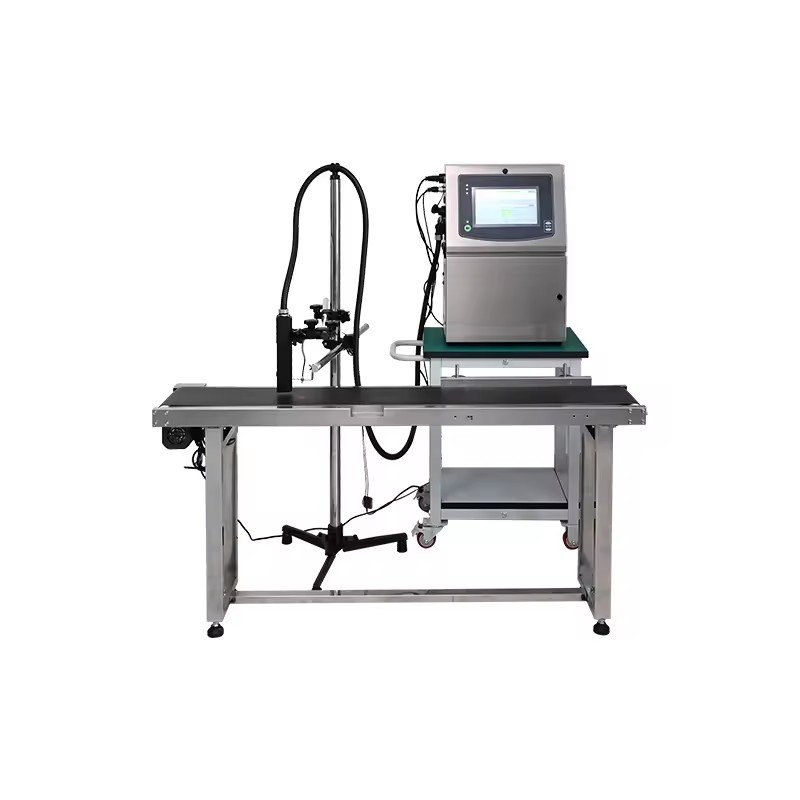Automatic Online Expiry Date QR Code Inkjet Printer For Food Drink Bottle Expiry And Production Date Barcode Coding