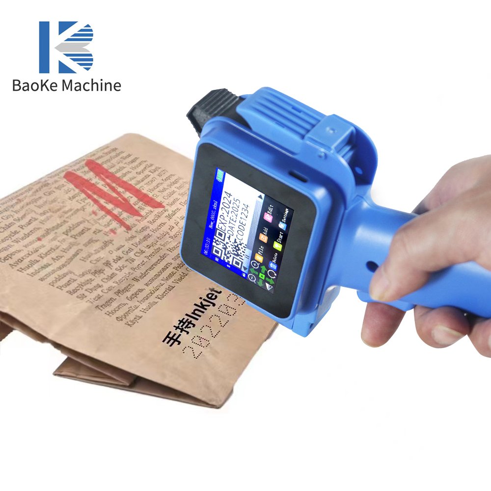 2024 mini printer 2.4 inch smart touch screen mini printer with handle easy to operate marking machine