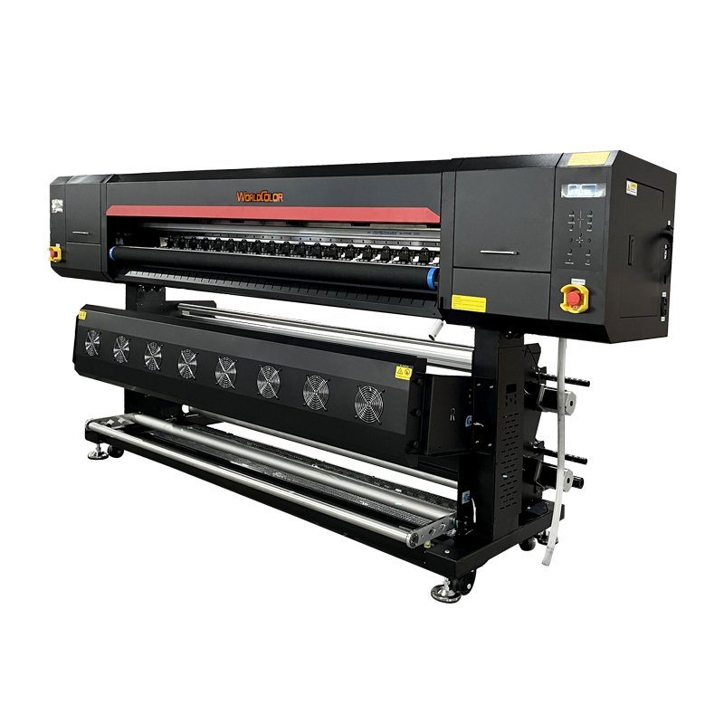 Hot selling new technology automatic 1.8meter print size sublimation printer 1 year warranty for sale