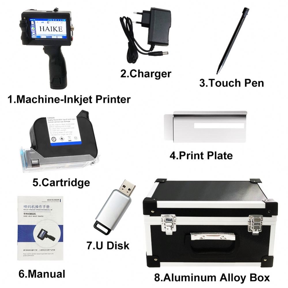 High Quality Using Various Mini Portable Logo Printer Packaging Logo Handheld Inkjet Printing Machine