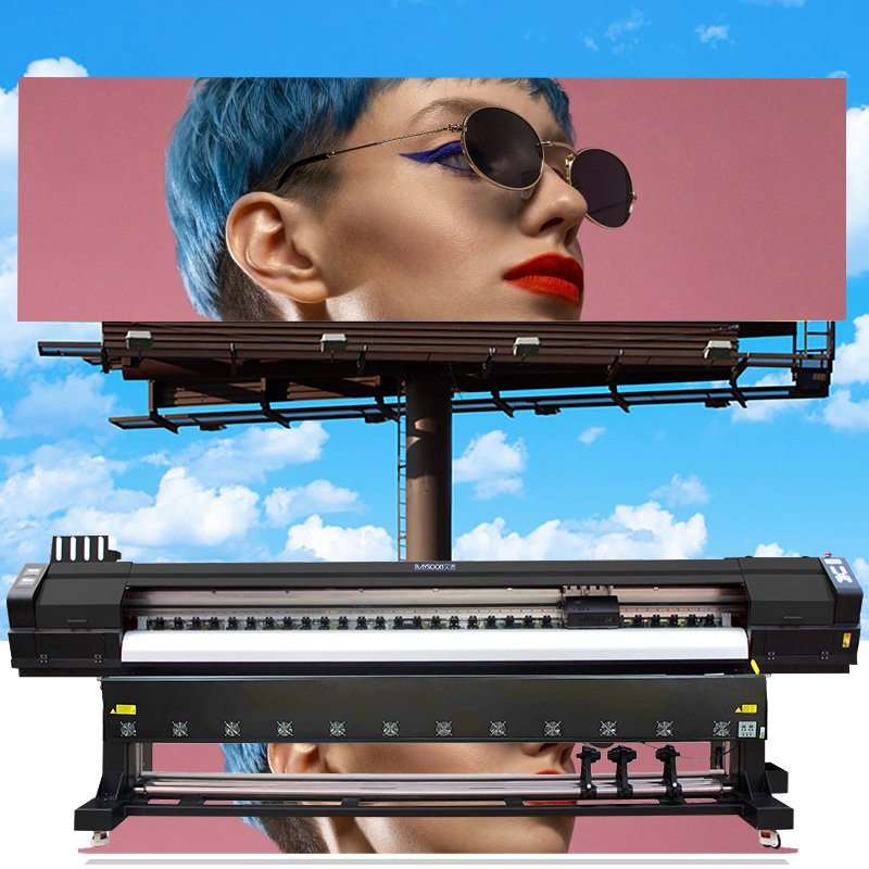 Baysoon high speed wide format 1600mm 1930mm Roll Eco Solvent Machine Eco Solvent Printer for vinyl car sticker