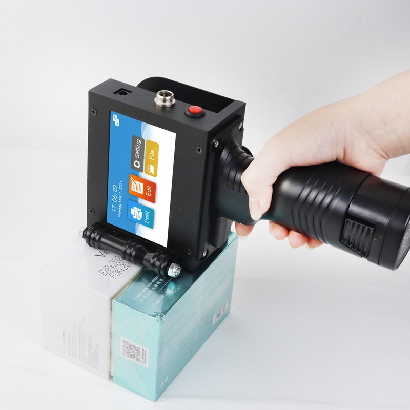 Mx3 Handheld Inkjet Printer Portable Batch Coding Machines Expiry Date Inkjet Printers Automatic Inkjet Printer