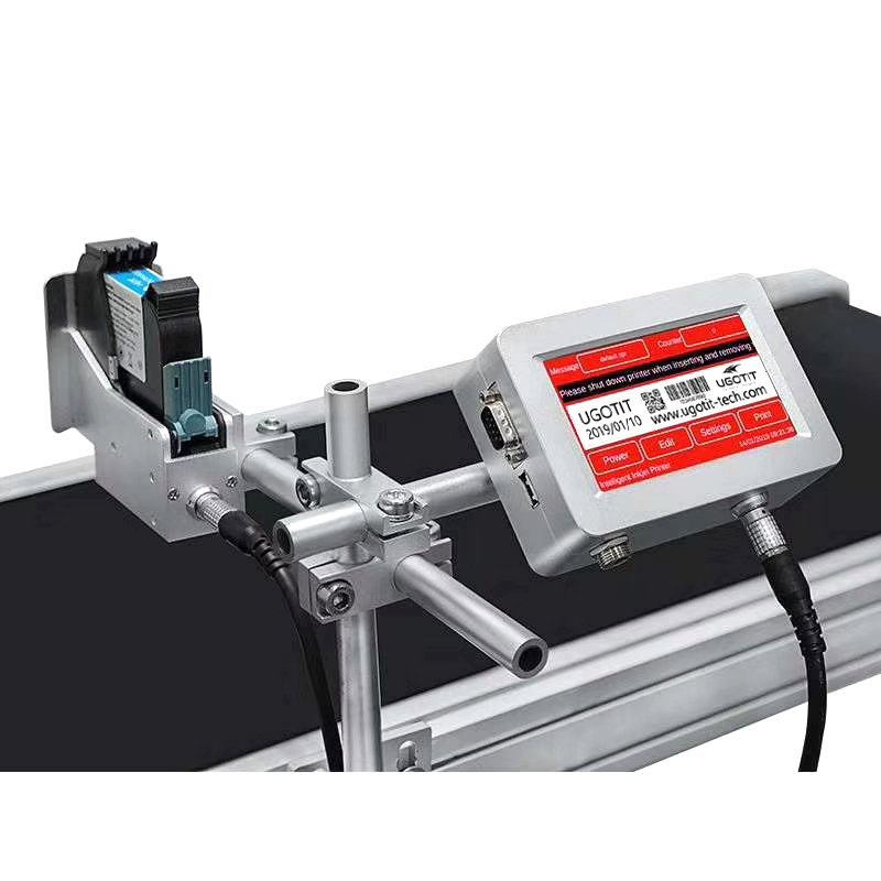 Carton continuous Industrial Inkjet Printer / Case Coder / Box expiry date printing machine