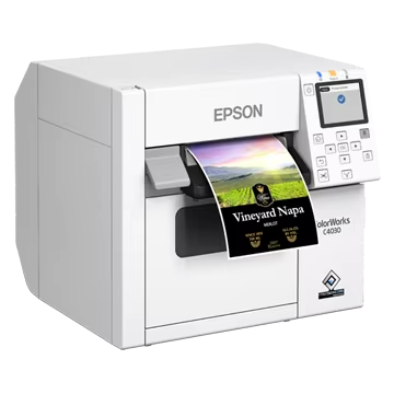 High Resolution E-pson Color inkjet label printer CW-C4030 CW-C4000 Inkjet Printer For Healthcare Beverage Food Bottle lLabel