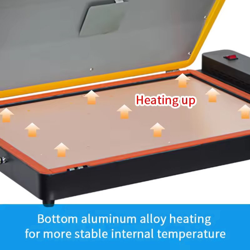 New design a3 size powder curing small dtf drying oven for inkjet printer