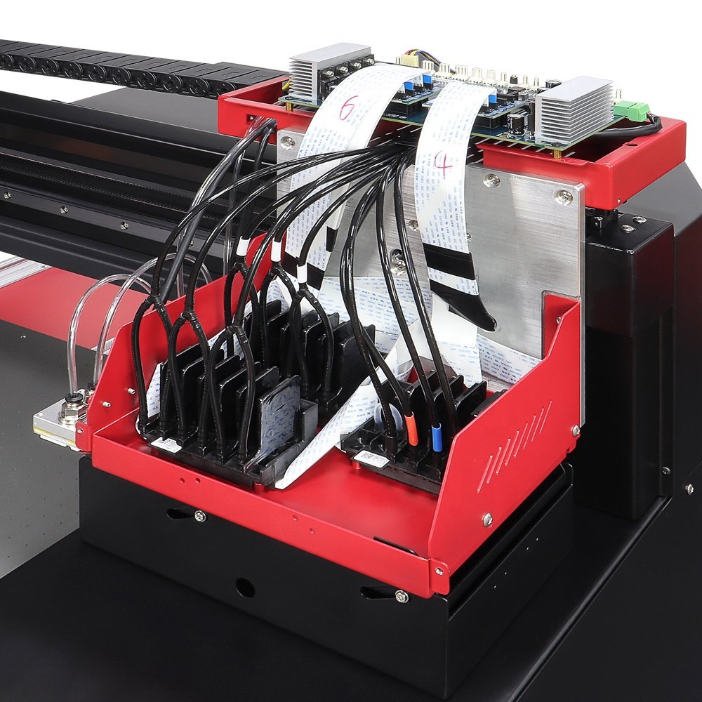 UV printer UV flatbed printer 6090 print head XP600 CMYKWV