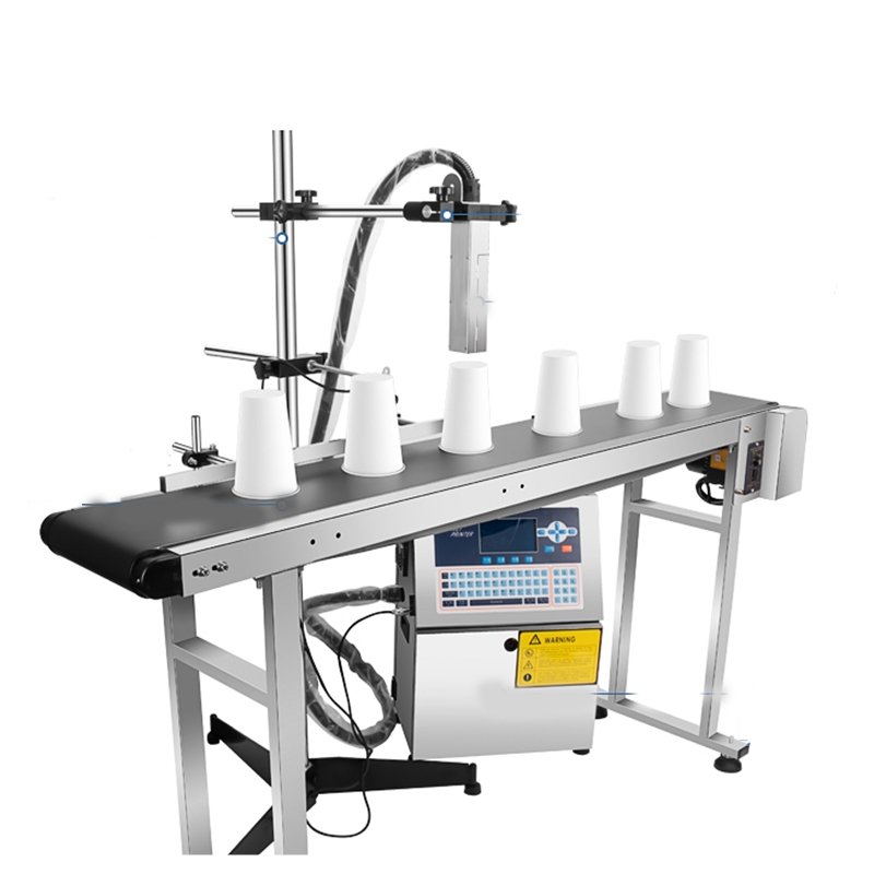 Yaomatec New Industrial Continuous Automatic Inkjet Printer Machine Digital Expiry Date Label cij Inkjet Printer