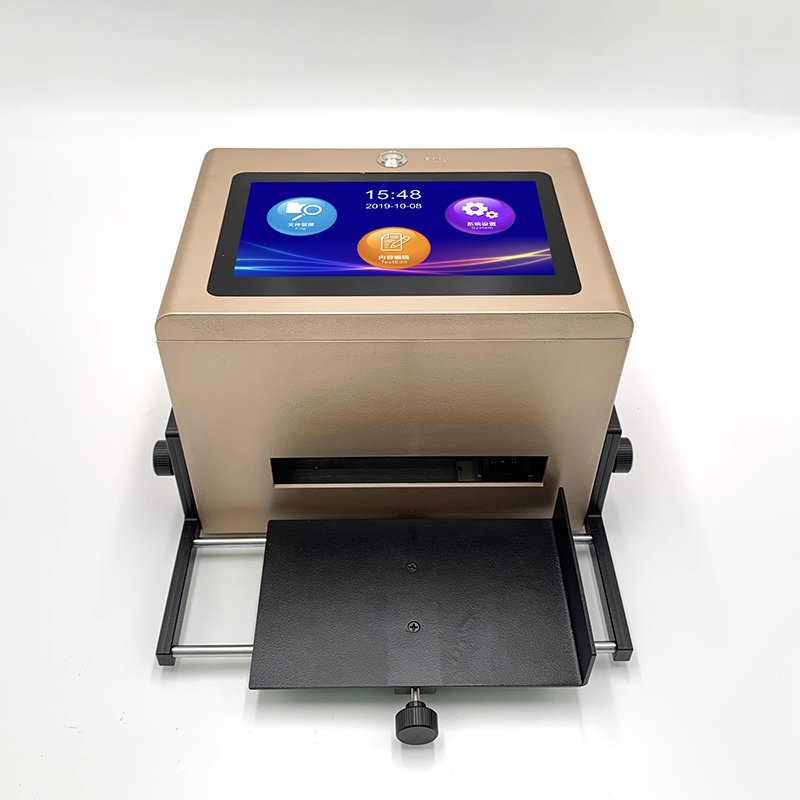 12.7mm Wholesale Small products Flatbed Arc Cosmetic Bottle bottom Expiry Date Batch Coding Inkjet Printers Printing Machine