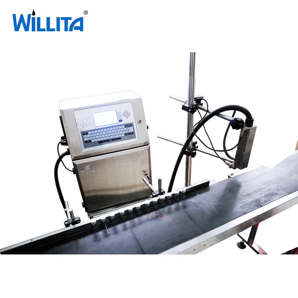 Automatic Continuous Inkjet Coder Durable Ink Printer Commercial With Wholesale Low Price Inkjet Printer Cij Continuous Inkjet