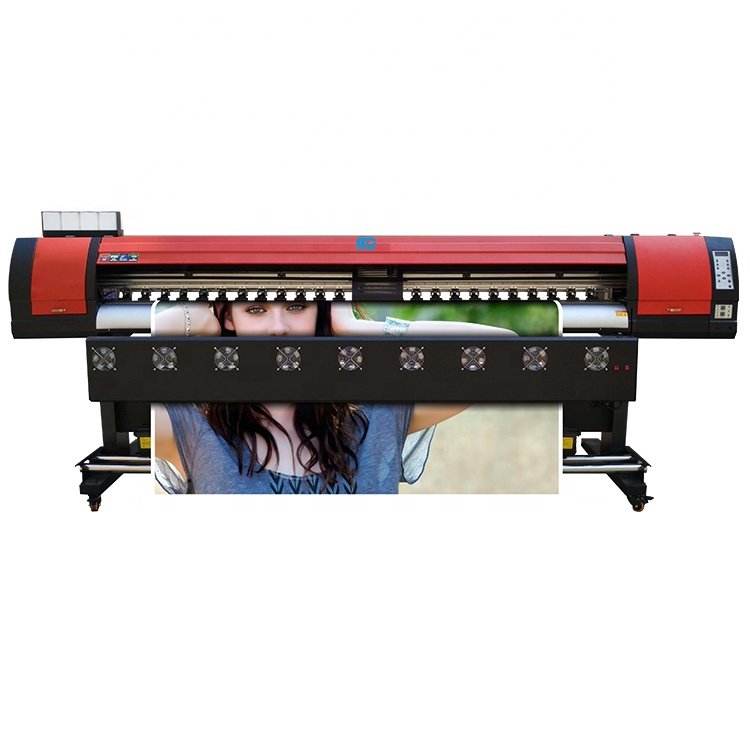 Mc supplier Large format 8ft flex and sav advertising billboard vinyl tarpaulin vinyprinting machine inkjet printer 1440dpi 2.5m