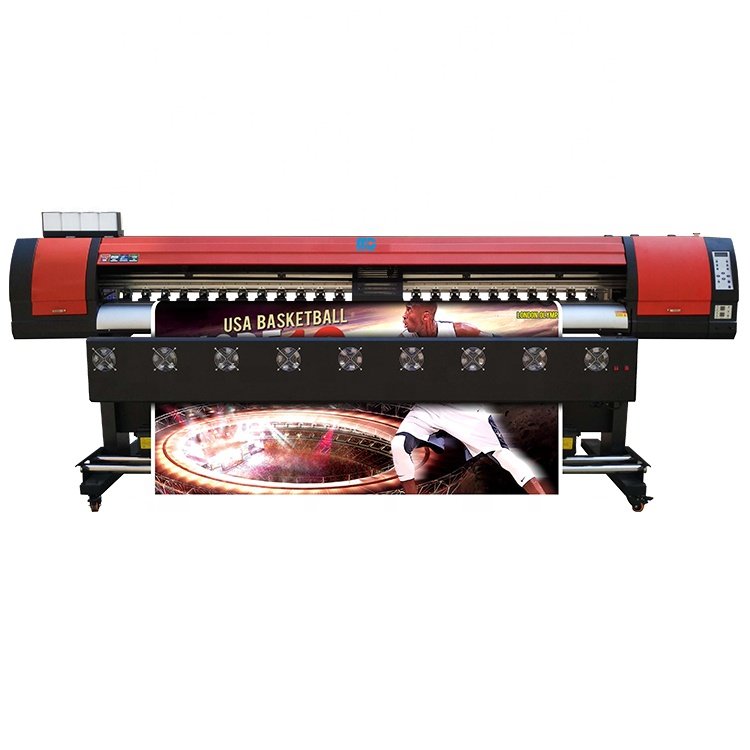 Mc supplier Large format 8ft flex and sav advertising billboard vinyl tarpaulin vinyprinting machine inkjet printer 1440dpi 2.5m