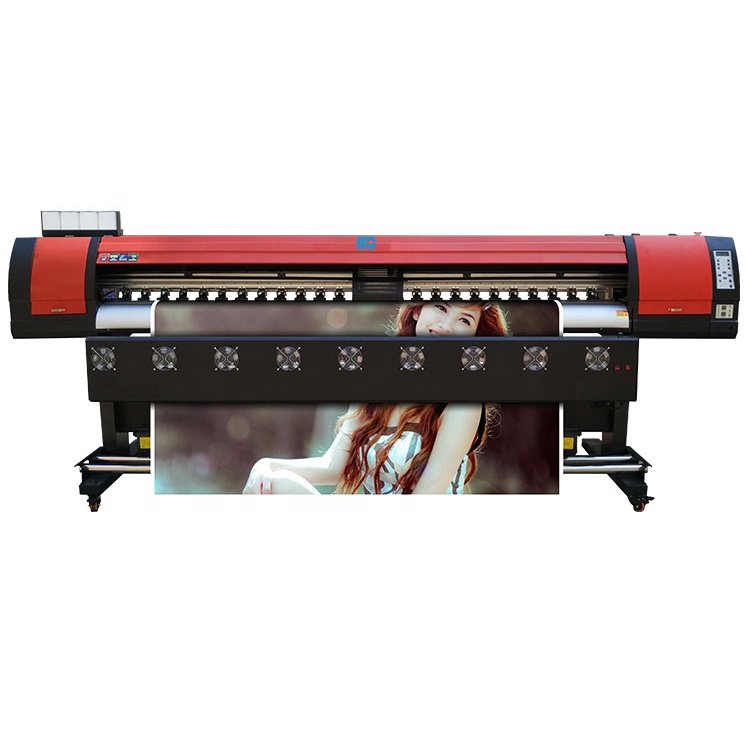 Mc supplier Large format 8ft flex and sav advertising billboard vinyl tarpaulin vinyprinting machine inkjet printer 1440dpi 2.5m