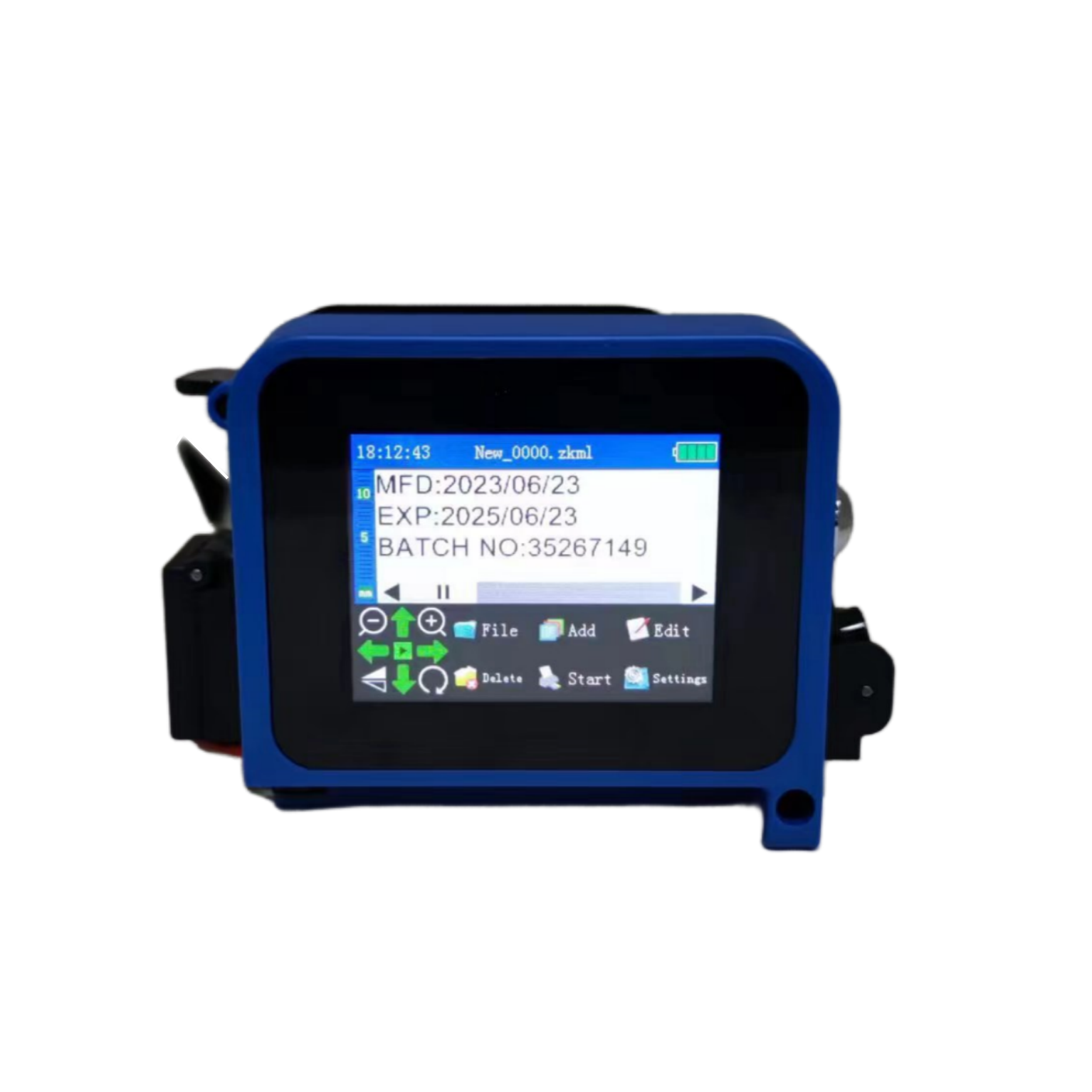 Best Selling Ink Jet Coding Machine Handheld Portable Inkjet Printer