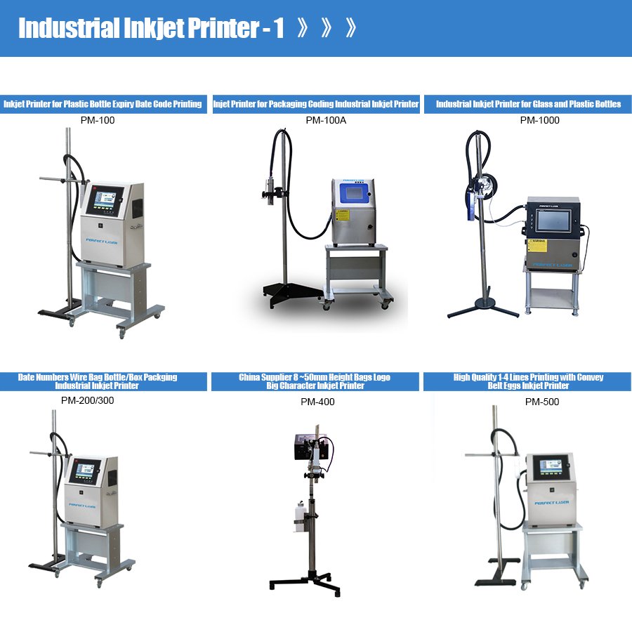Perfect Laser Portable PVC Pipe Plastic Tube Industrial data number code coding Inkjet Printer Printing machine Price