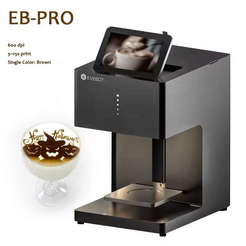 Foam Milked Coffee Printer Chocolate Cake Biscuit Printer Machine Hot Sale Cheap Price New Design Latte Art Inkjet Printers