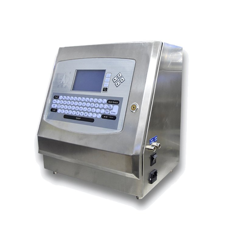 Continous inkjet printer for expiry date batch code serial number logo