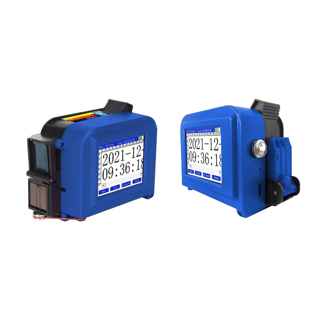High Resolution Bar Qr Code Glass Bottle Expiry Batch Date Printing Machine Portable Handheld SuMa Inkjet Printer
