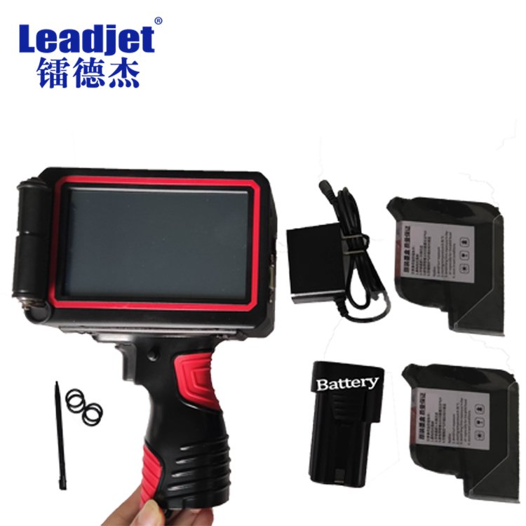 Leadjet handheld inkjet easy to operate portable inkjet logo date code printer