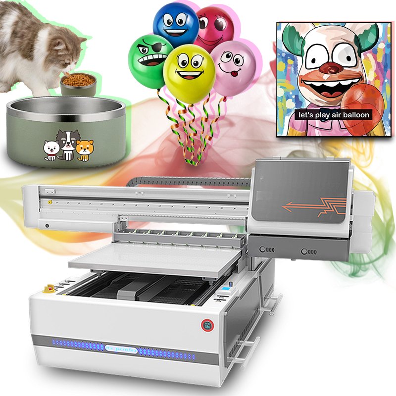 A1 UV inkjet printer 6090 UV flatbed printer printing AB glue varnish swimming supplies phone case acrylic ornaments UV printer