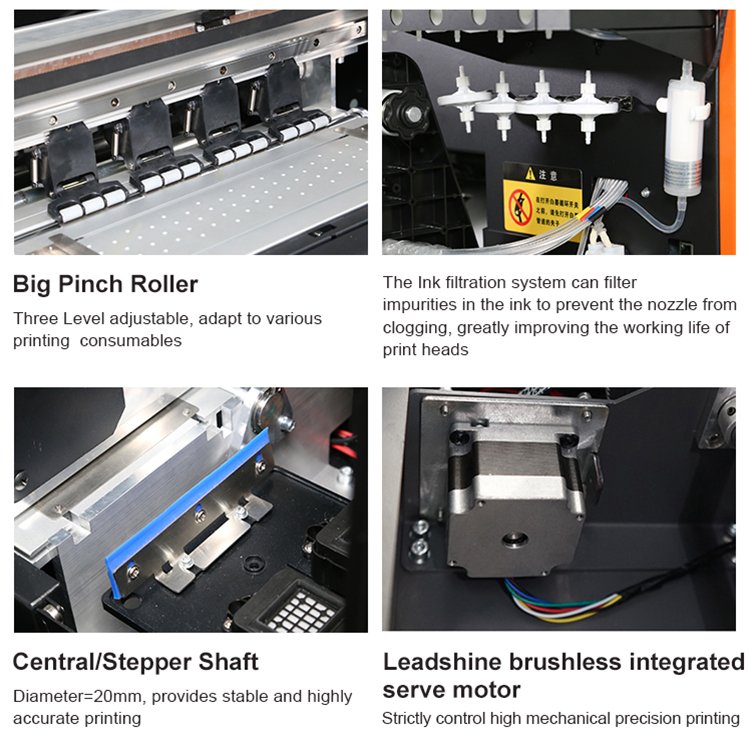 I3200 Logo Print Cadlink Heat Transfer Tshirt Direct To Pet Film Digital Inkjet A3 Dtf Printer