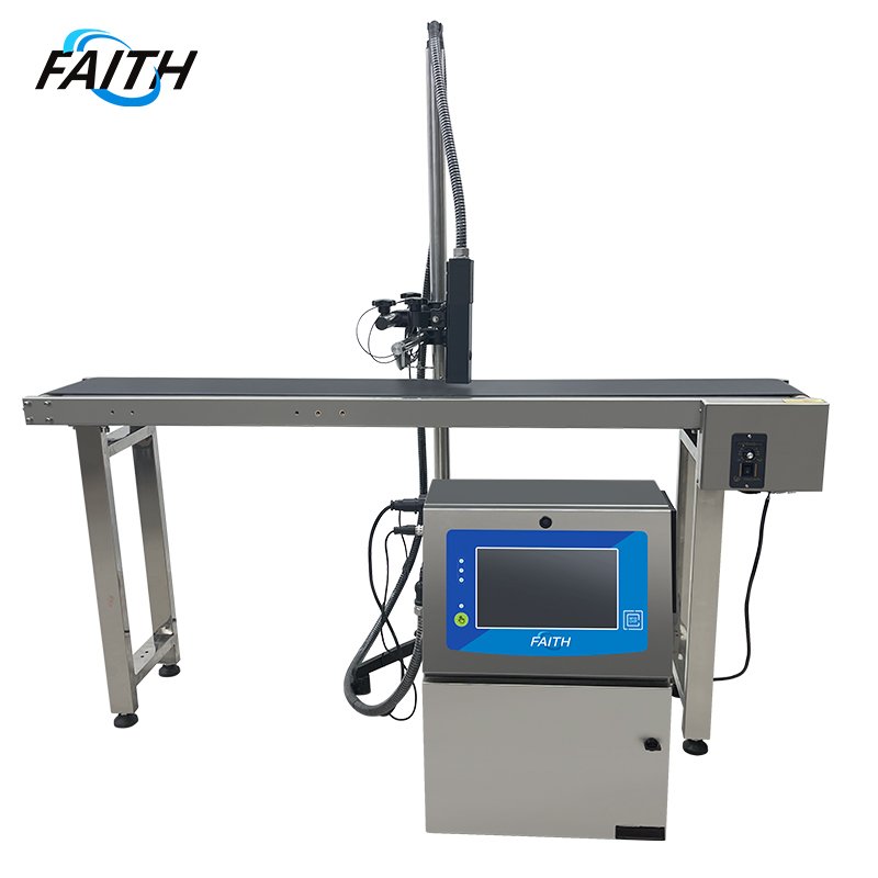 Faith New Design Easy Operation Industrial Automatic CIJ Inkjet Coding Printer Small Character Inkjet Printer on Plastic Bag