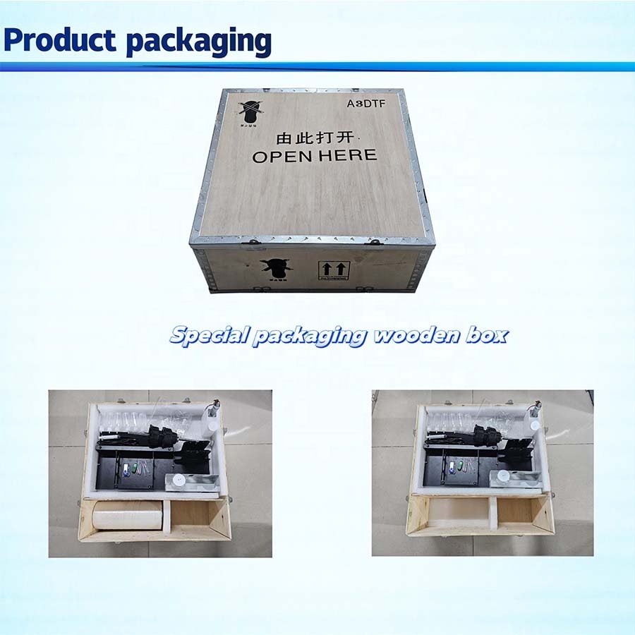 Free AcroRIP Software A3 DTF Printer Printing Machine T shirt Printing Machine DTF Printer With Desktop Heater