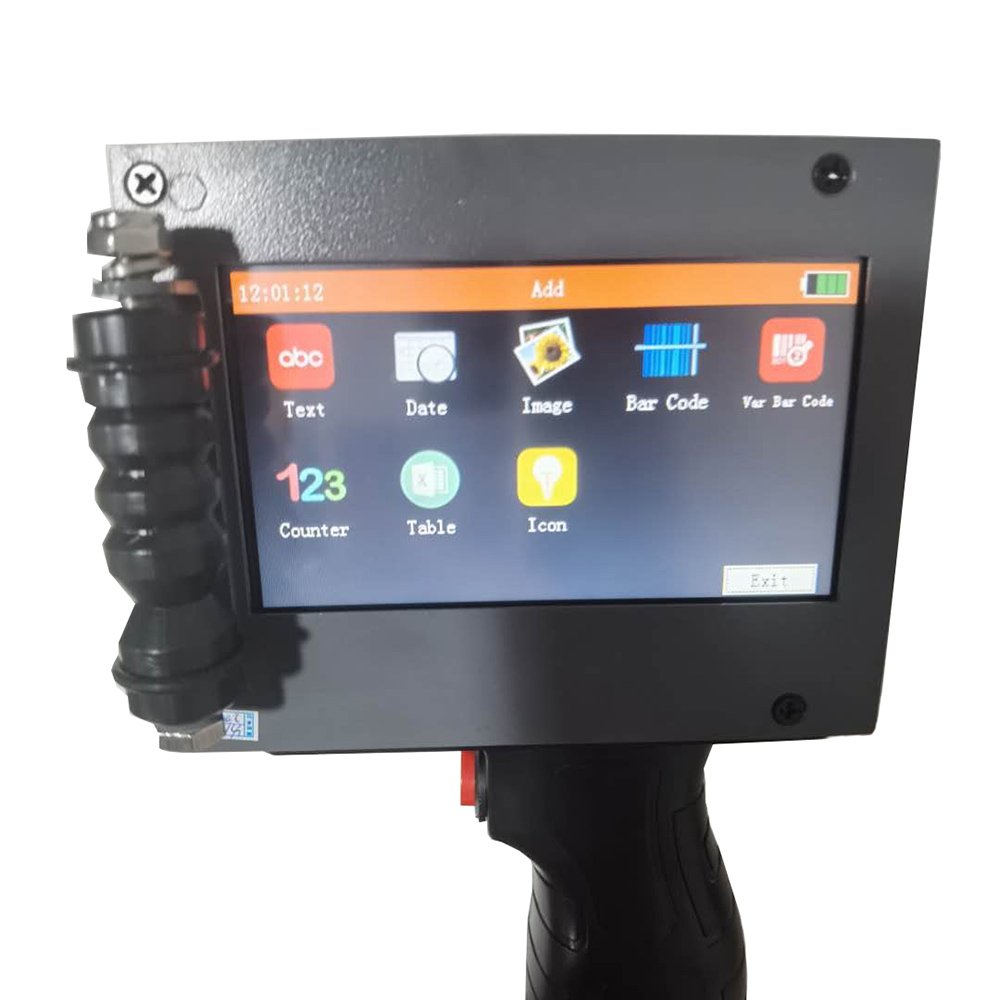 Coditeck 12.7mm tij hand held high speed inkjet gun printer